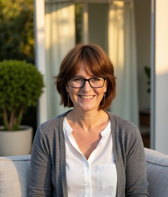 Sabine Knezevic 1 Sabine auf der Couch e1749973363711